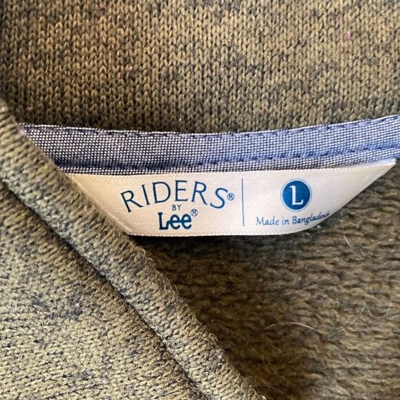 Riders By Lee Womens Vest Jacket Large Fleece Full Zip Stand Collar Outdoors - Picture 3 of 9